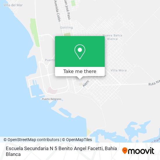 Escuela Secundaria N 5 Benito Angel Facetti map