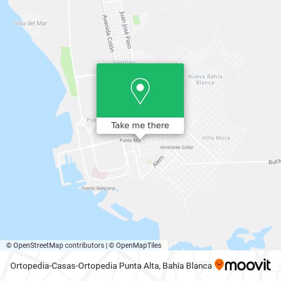 Ortopedia-Casas-Ortopedia Punta Alta map