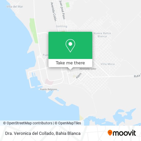 Dra. Veronica del Collado map