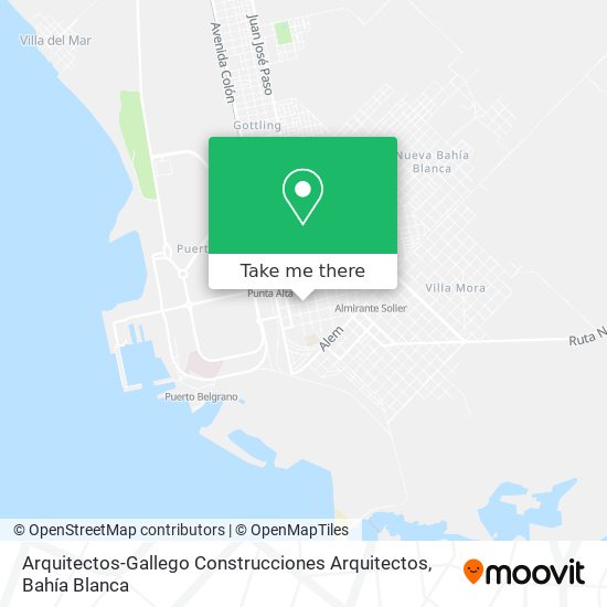 Mapa de Arquitectos-Gallego Construcciones Arquitectos