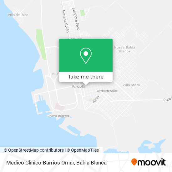 Medico Clinico-Barrios Omar map