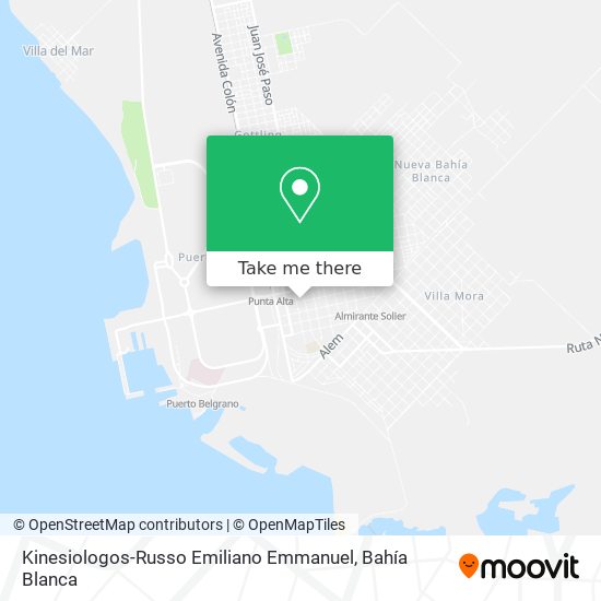 Kinesiologos-Russo Emiliano Emmanuel map