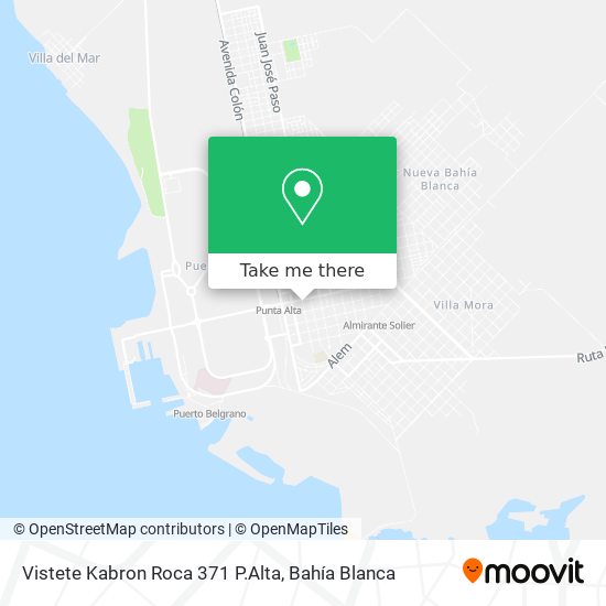 Mapa de Vistete Kabron Roca 371 P.Alta