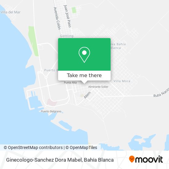 Mapa de Ginecologo-Sanchez Dora Mabel