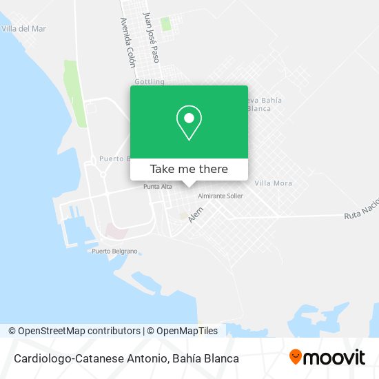 Mapa de Cardiologo-Catanese Antonio