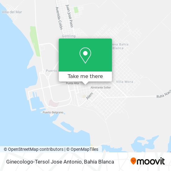 Mapa de Ginecologo-Tersol Jose Antonio