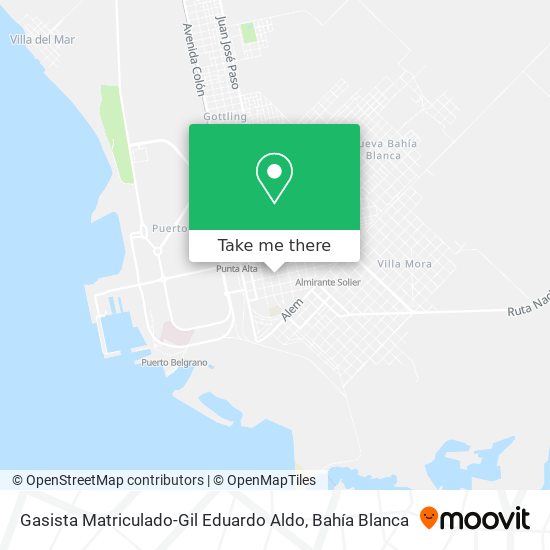 Mapa de Gasista Matriculado-Gil Eduardo Aldo