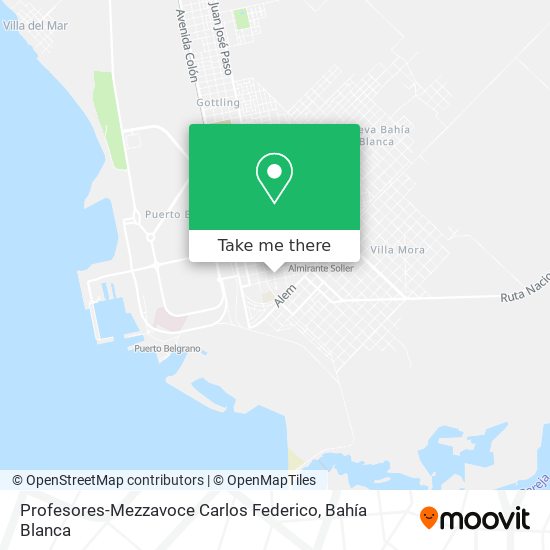 Profesores-Mezzavoce Carlos Federico map