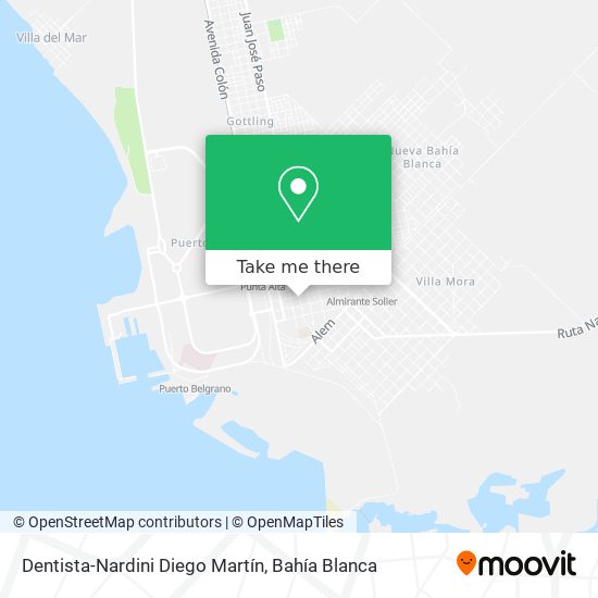 Dentista-Nardini Diego Martín map