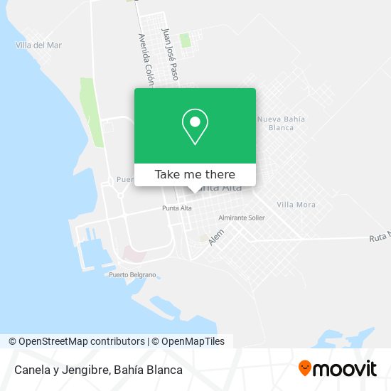 Canela y Jengibre map