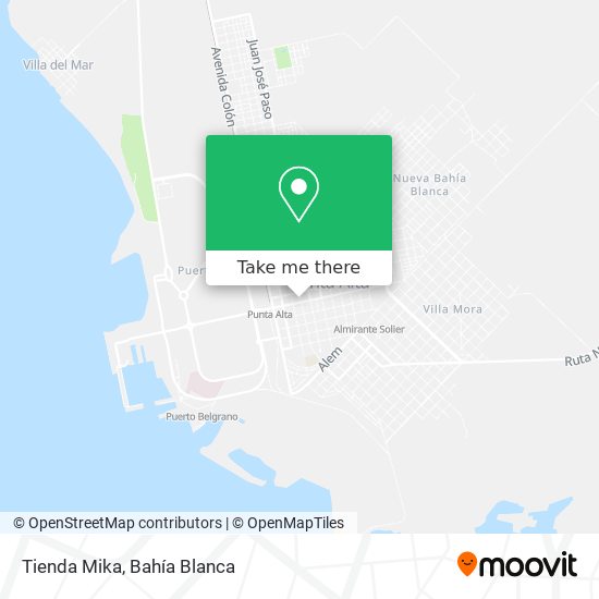 Tienda Mika map