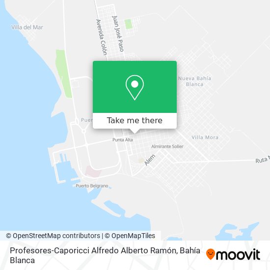 Profesores-Caporicci Alfredo Alberto Ramón map