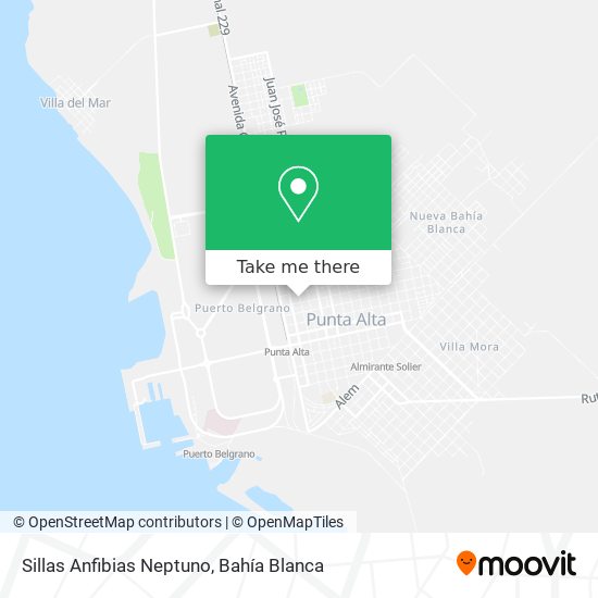 Sillas Anfibias Neptuno map
