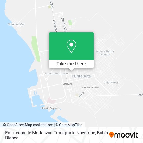 Empresas de Mudanzas-Transporte Navarrine map