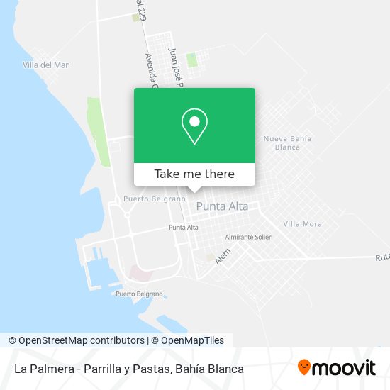 La Palmera - Parrilla y Pastas map