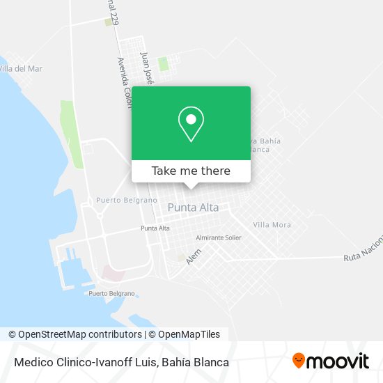 Medico Clinico-Ivanoff Luis map
