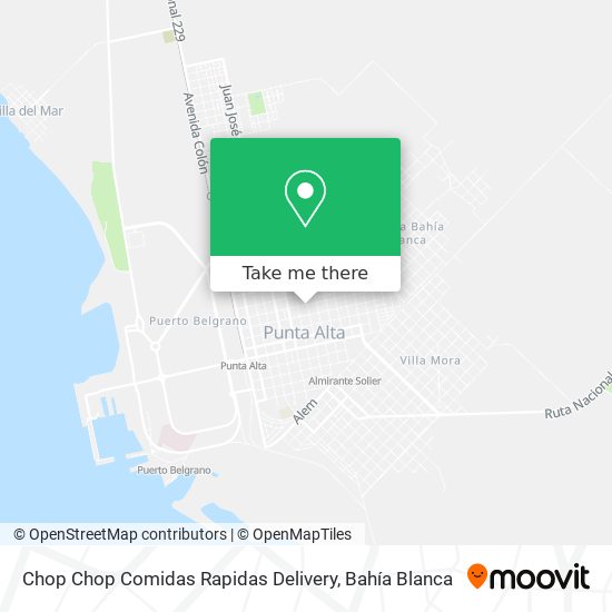 Chop Chop Comidas Rapidas Delivery map