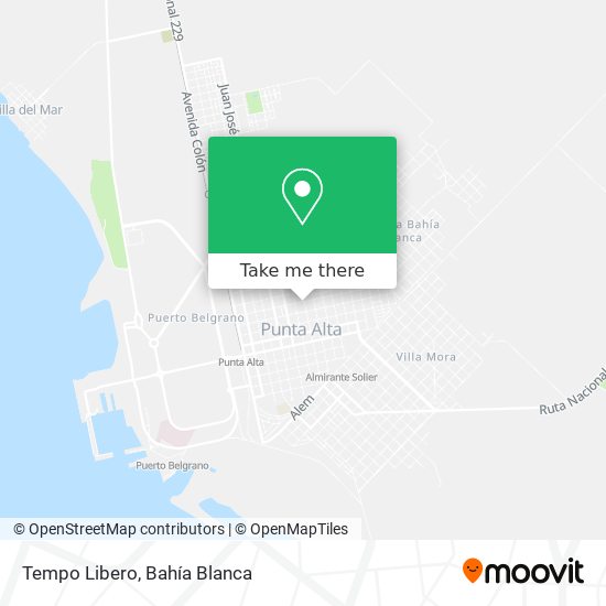Tempo Libero map