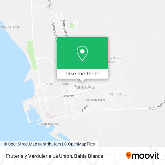 Fruteria y Verduleria La Unión map