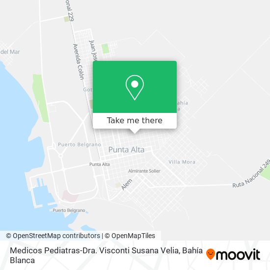 Medicos Pediatras-Dra. Visconti Susana Velia map