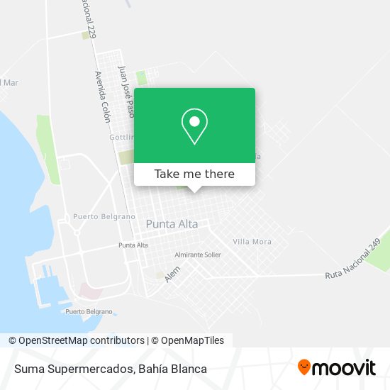 Mapa de Suma Supermercados