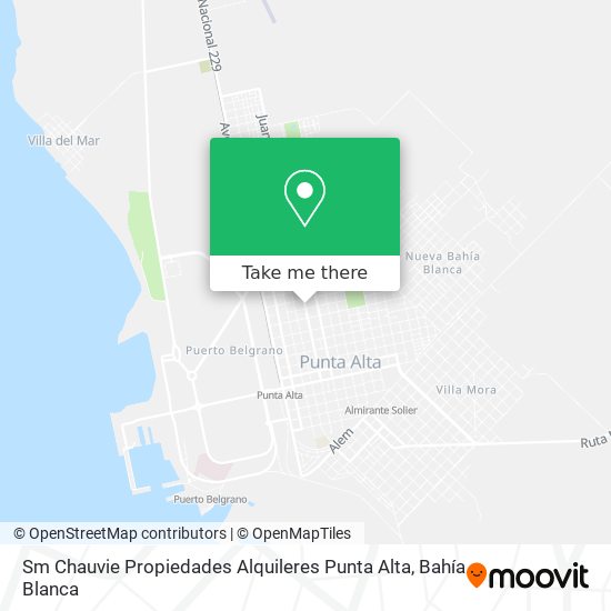 Sm Chauvie Propiedades Alquileres Punta Alta map