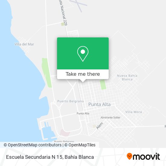 Escuela Secundaria N 15 map