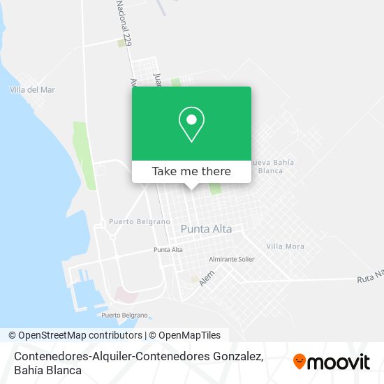 Contenedores-Alquiler-Contenedores Gonzalez map