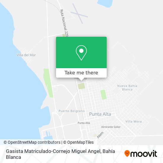 Mapa de Gasista Matriculado-Cornejo Miguel Angel