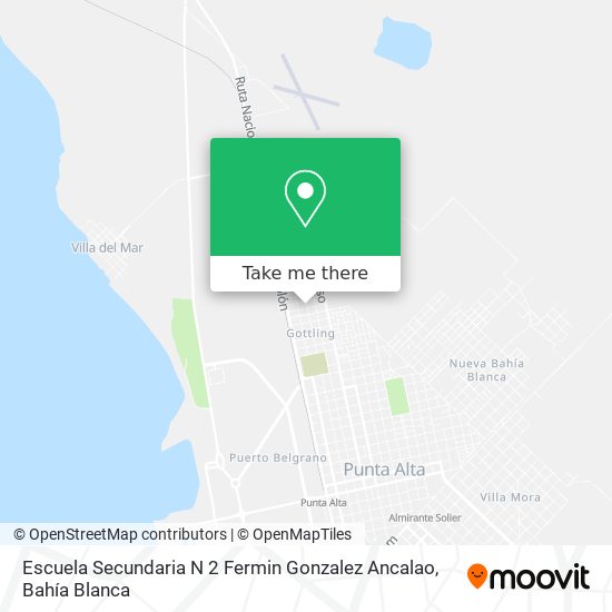 Mapa de Escuela Secundaria N 2 Fermin Gonzalez Ancalao