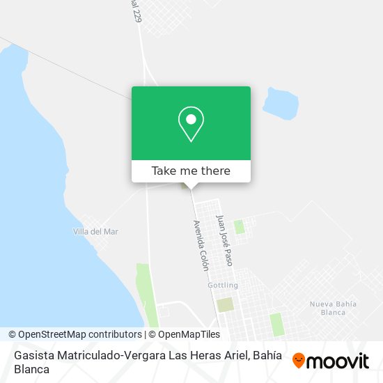 Gasista Matriculado-Vergara Las Heras Ariel map