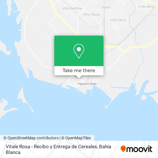 Mapa de Vitale Rosa - Recibo y Entrega de Cereales