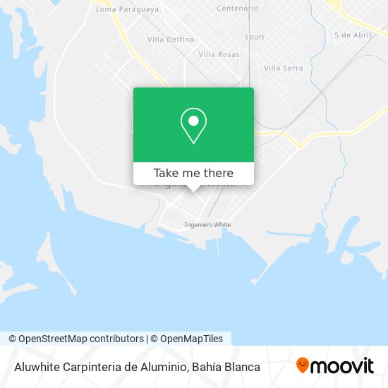 Aluwhite Carpinteria de Aluminio map