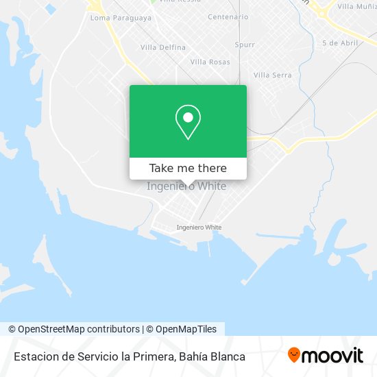 Estacion de Servicio la Primera map