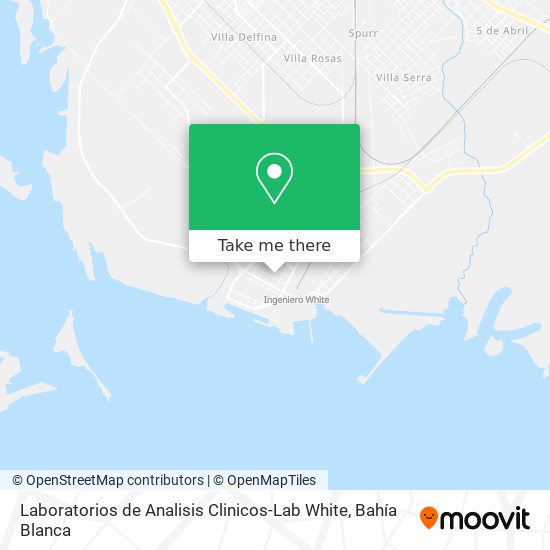 Mapa de Laboratorios de Analisis Clinicos-Lab White