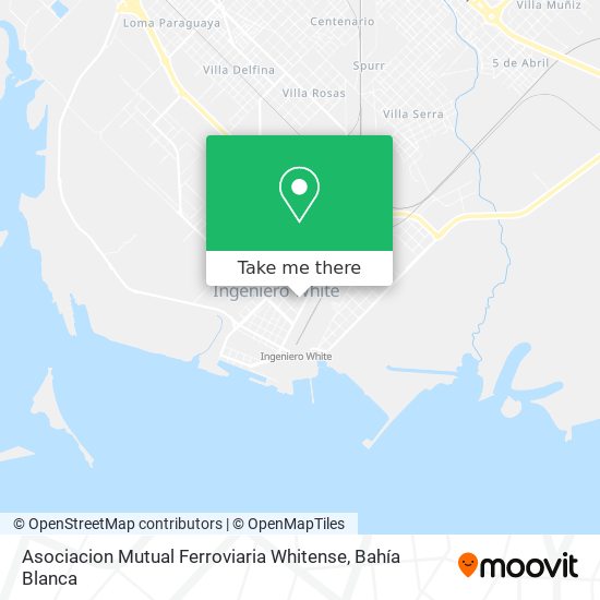 Mapa de Asociacion Mutual Ferroviaria Whitense