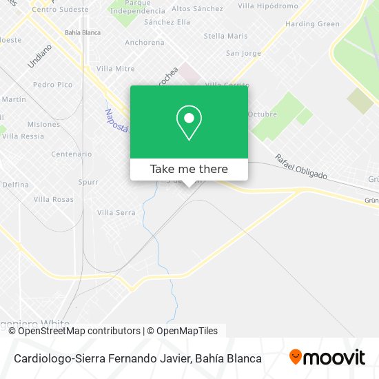 Mapa de Cardiologo-Sierra Fernando Javier