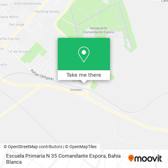 Mapa de Escuela Primaria N 35 Comandante Espora