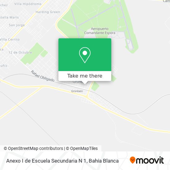 Anexo I de Escuela Secundaria N 1 map