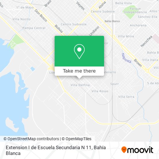 Extension I de Escuela Secundaria N 11 map