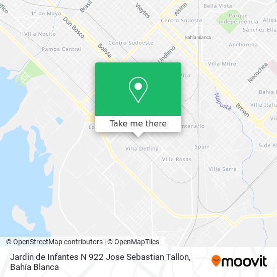 Jardin de Infantes N 922 Jose Sebastian Tallon map