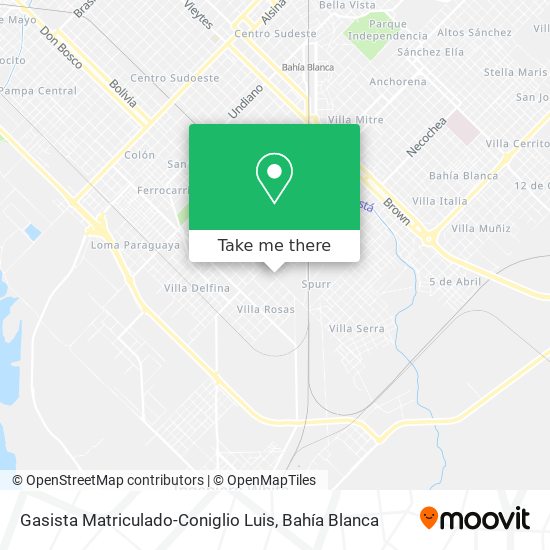 Gasista Matriculado-Coniglio Luis map