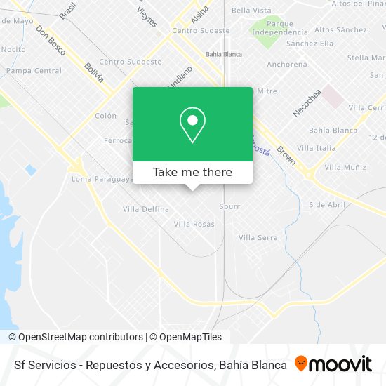 Sf Servicios - Repuestos y Accesorios map