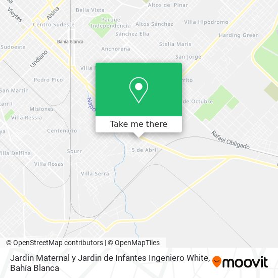 Jardin Maternal y Jardin de Infantes Ingeniero White map