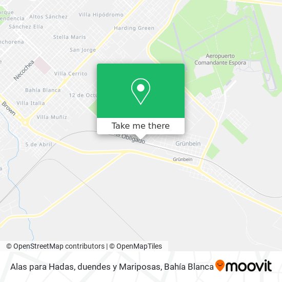 Mapa de Alas para Hadas, duendes y Mariposas
