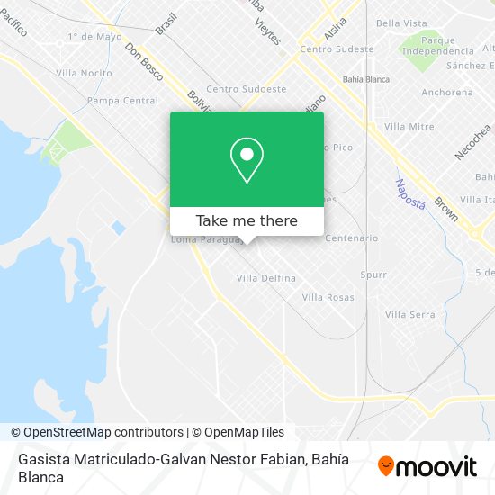 Mapa de Gasista Matriculado-Galvan Nestor Fabian