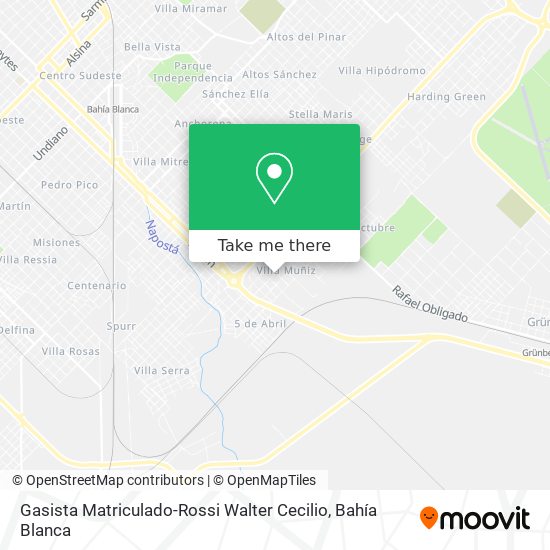 Gasista Matriculado-Rossi Walter Cecilio map