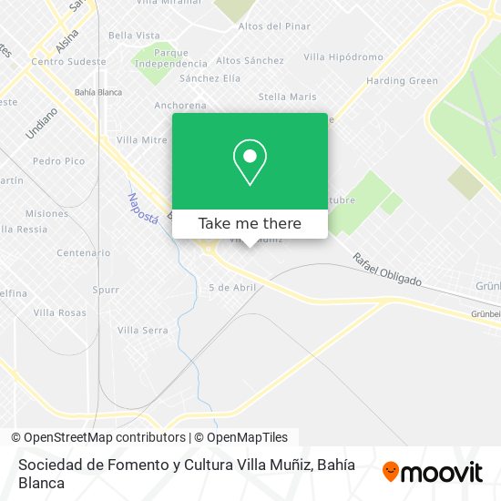 Sociedad de Fomento y Cultura Villa Muñiz map