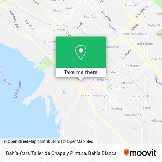 Bahía-Cars Taller de Chapa y Pintura map