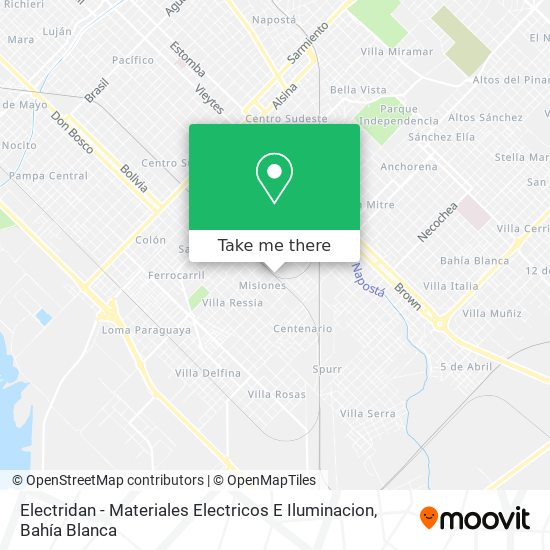 Electridan - Materiales Electricos E Iluminacion map